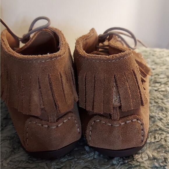 Atlanta Moccasins Children's Fringe Moccasins HandMade in Portugal 4 - Picture 2 of 10